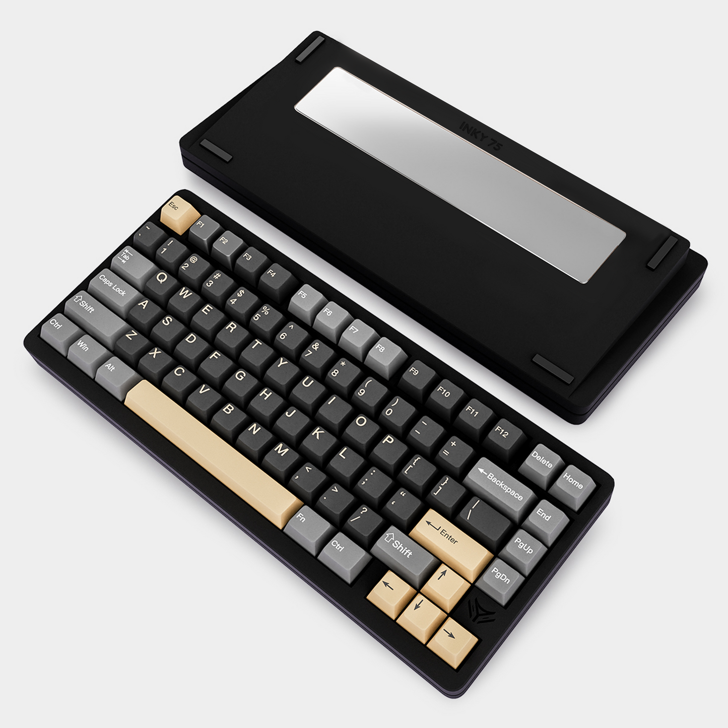 INKY 75 Aluminum Custom Mechanical Keyboard Tri-Mode 75% Layout