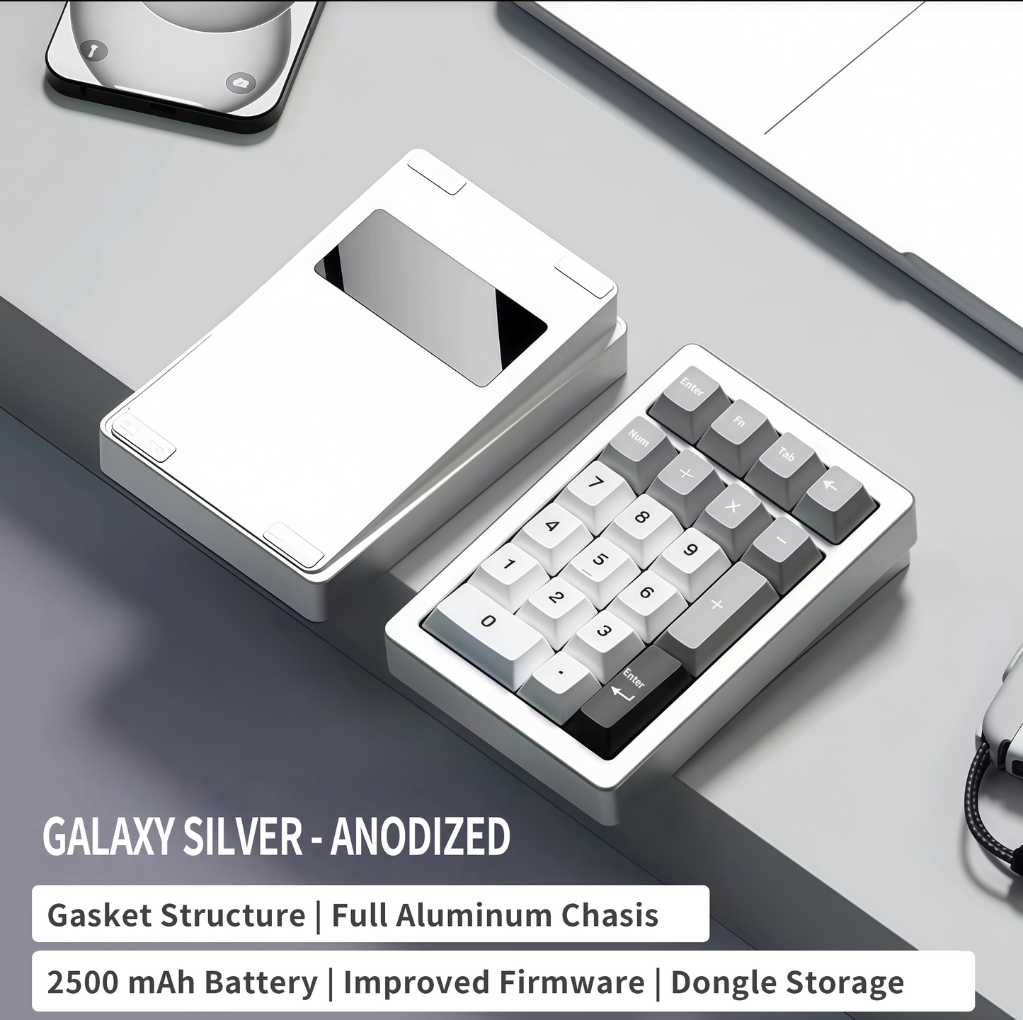 KIVO 20 Wireless Aluminum Mechanical Numpad