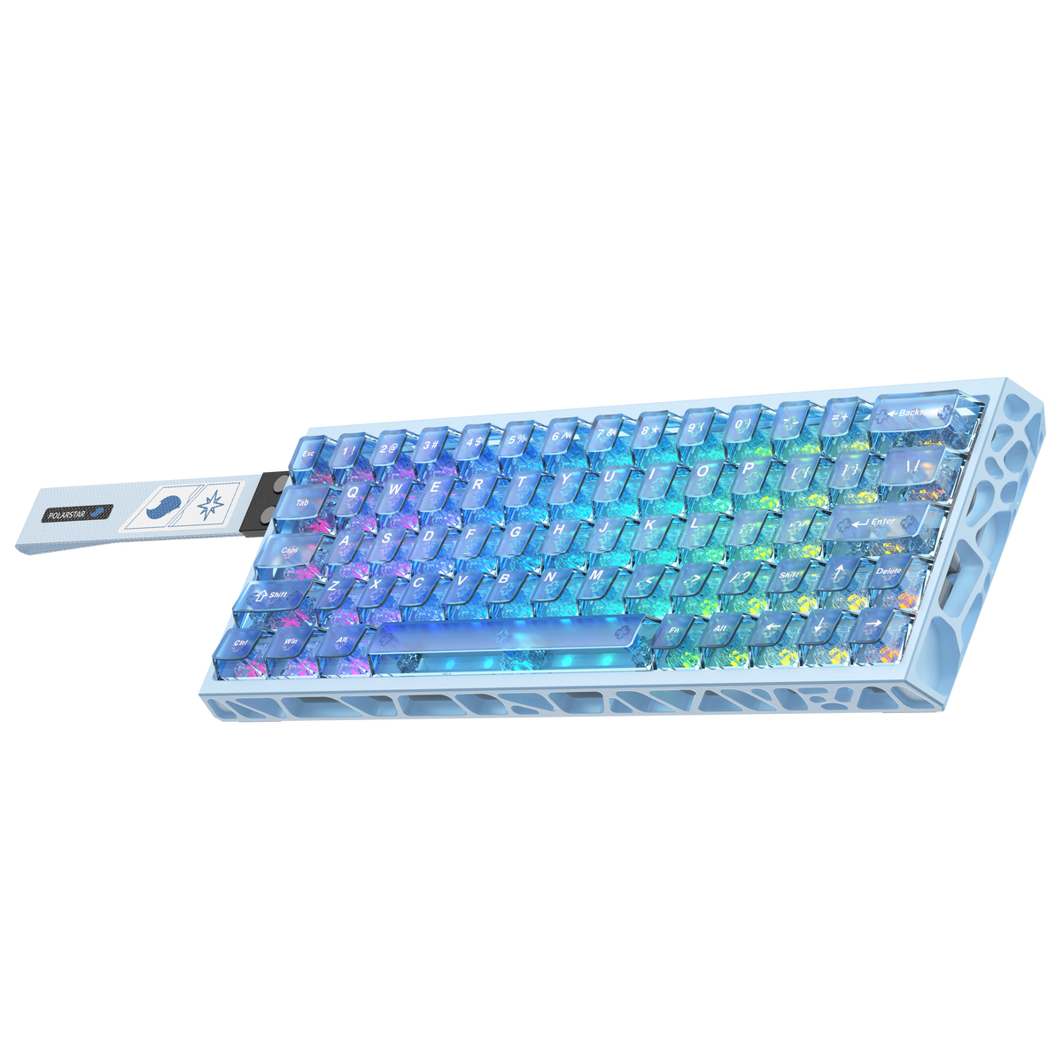 PolarStar 64 HE - 60% Wired Hall Effect RGB Aluminum Gaming Keyboard