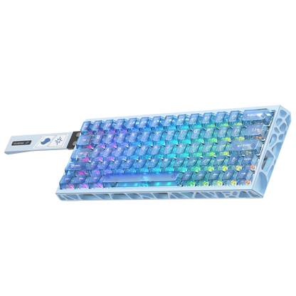 PolarStar 64 HE - 60% Wired Hall Effect RGB Aluminum Gaming Keyboard