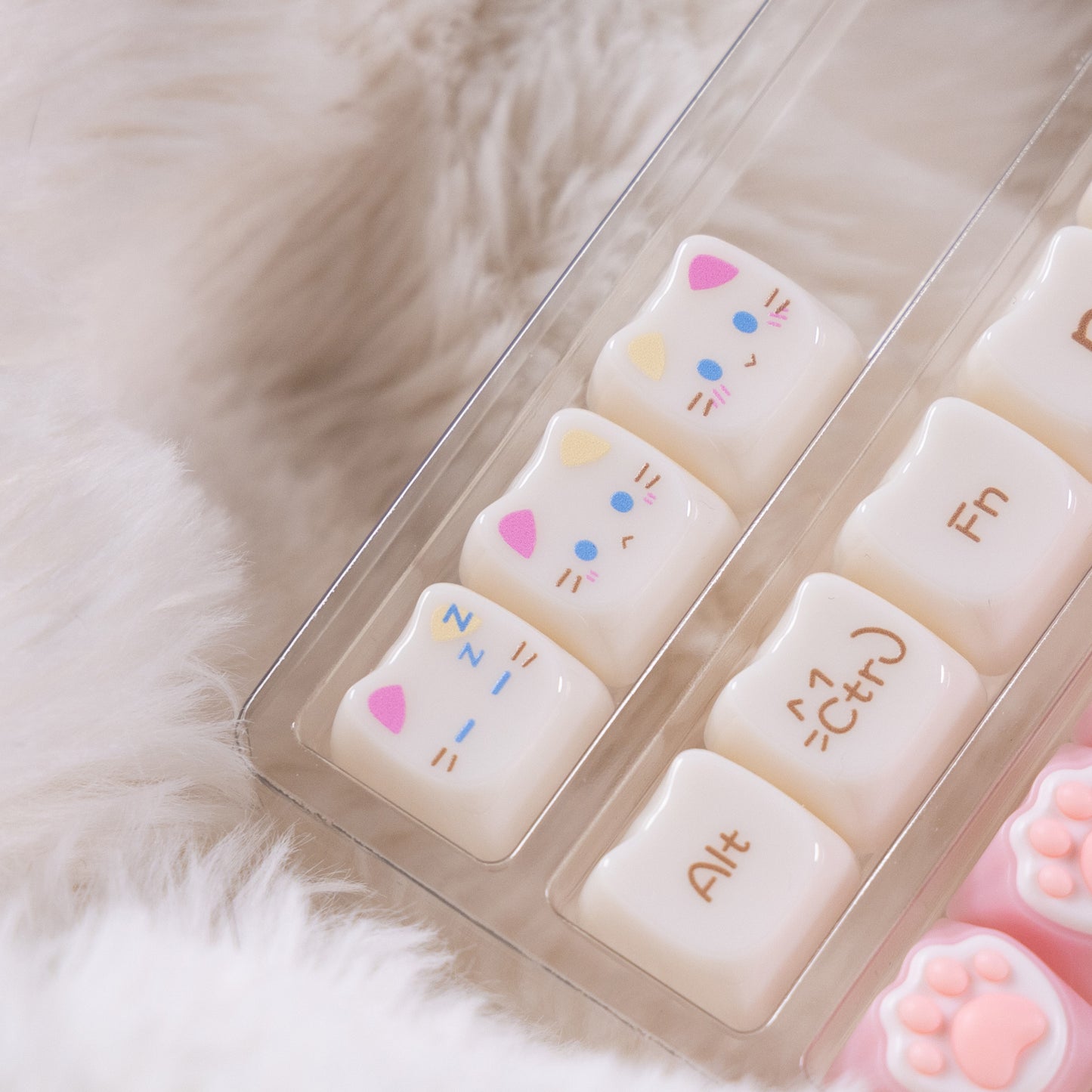 Hexin Candy Cat Keycap Set