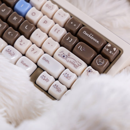 Hexin Candy Cat Keycap Set