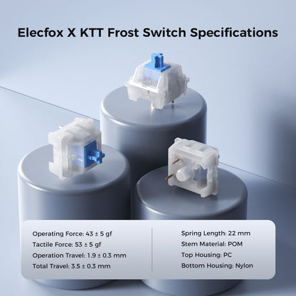 LUMI 101 Mechanical Keyboard Wired & Wireless Bluetooth RGB Tri-Mode Gaming Keyboard