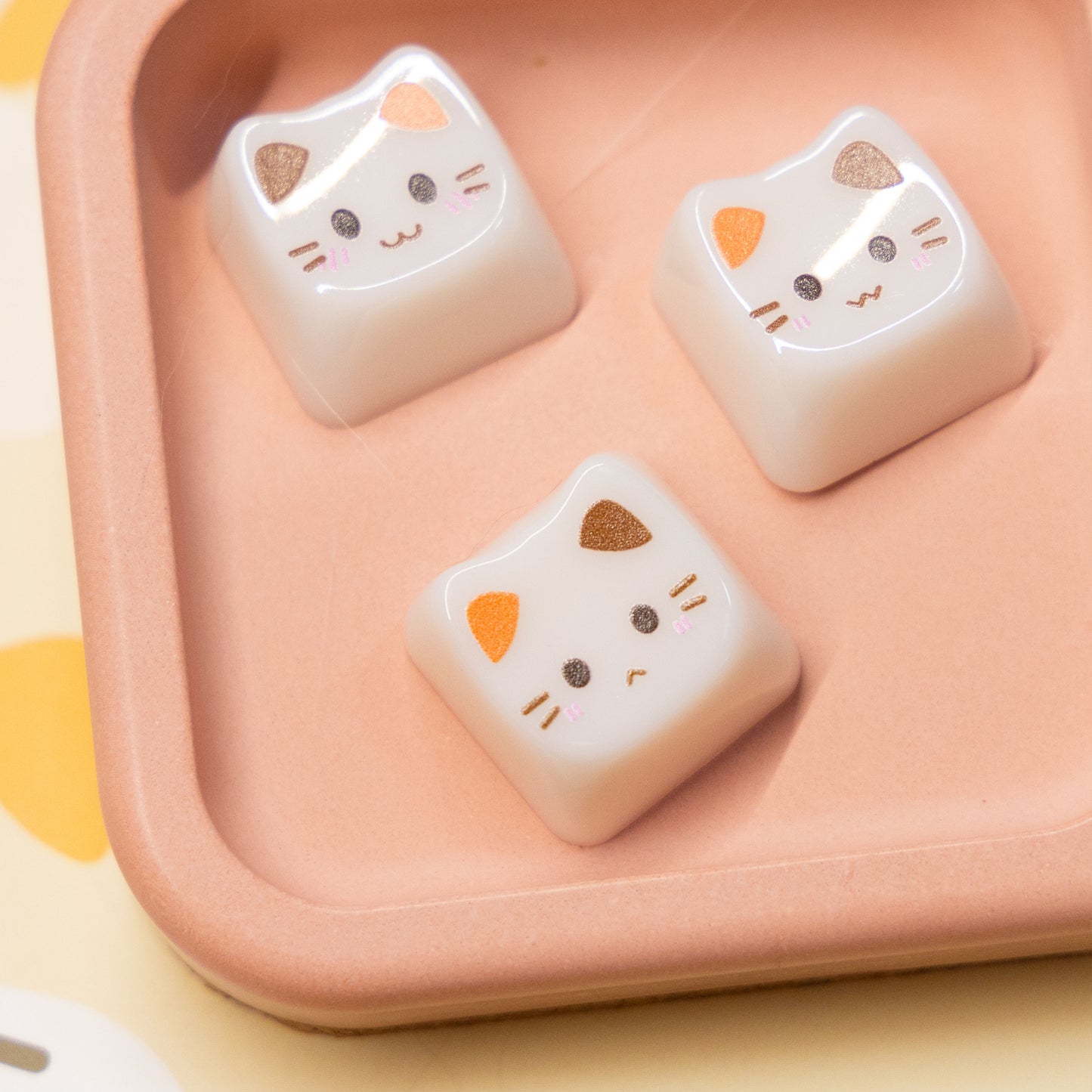 Hexin Candy Cat Keycap Set