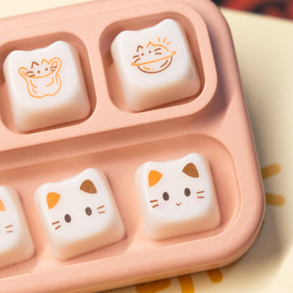 Hexin Candy Cat Keycap Set