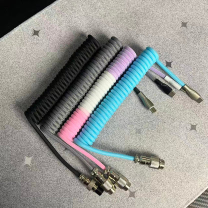 Coiled Aviator Cable