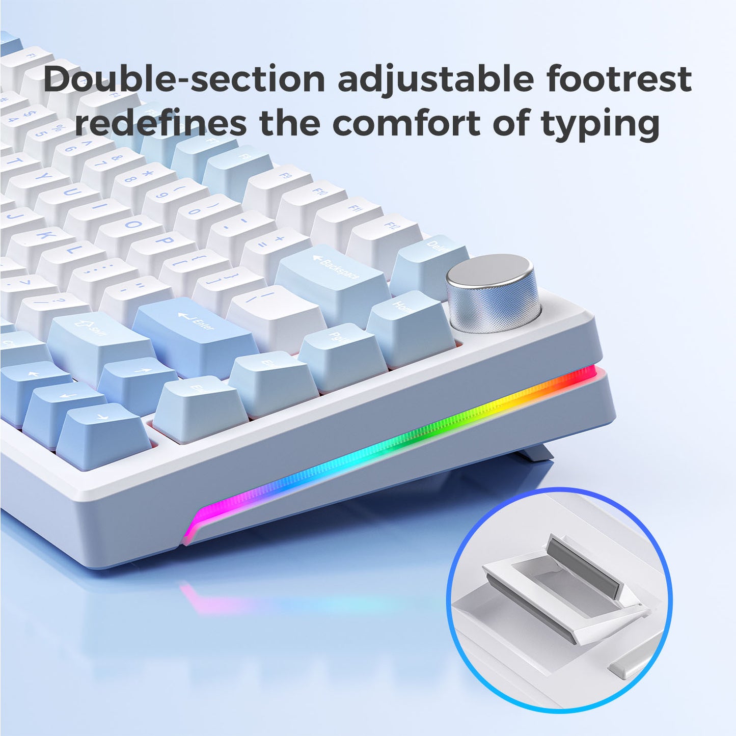 GEN 75 Mechanical Keyboard Wired & Wireless Bluetooth RGB Tri-Mode Gaming Keyboard