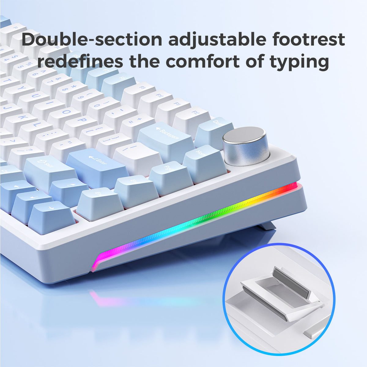 GEN 75 Mechanical Keyboard Wired & Wireless Bluetooth RGB Tri-Mode Gam ...
