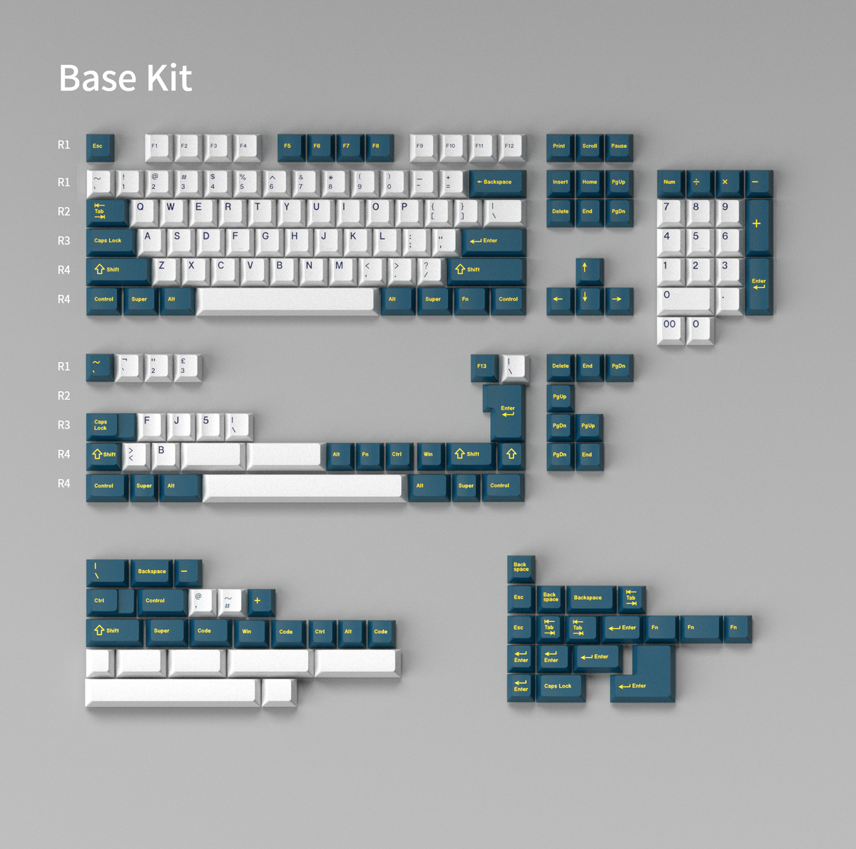 KBS Flat Out Keycap Set (Group Buy)