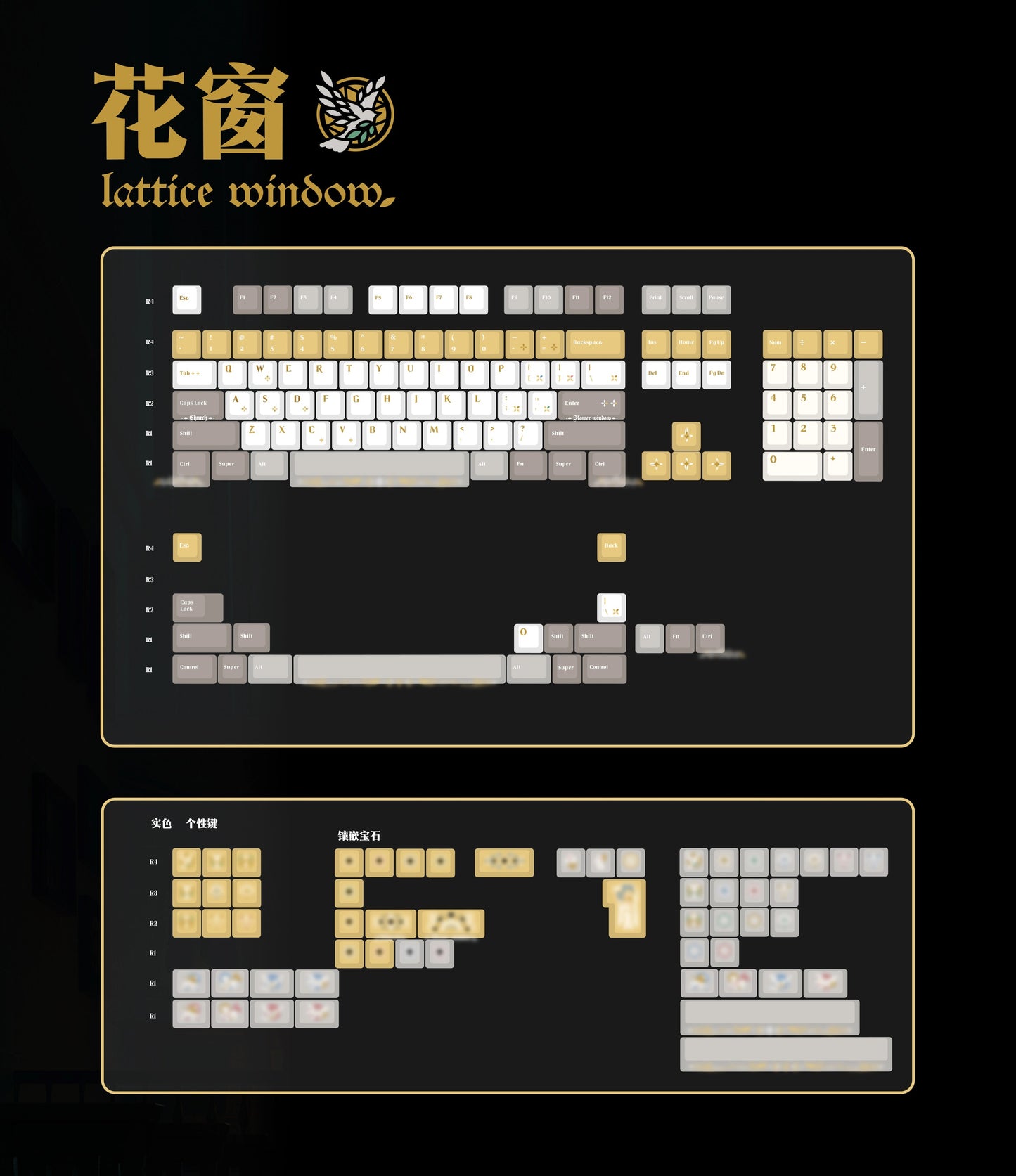 Flower Window Keycap Set