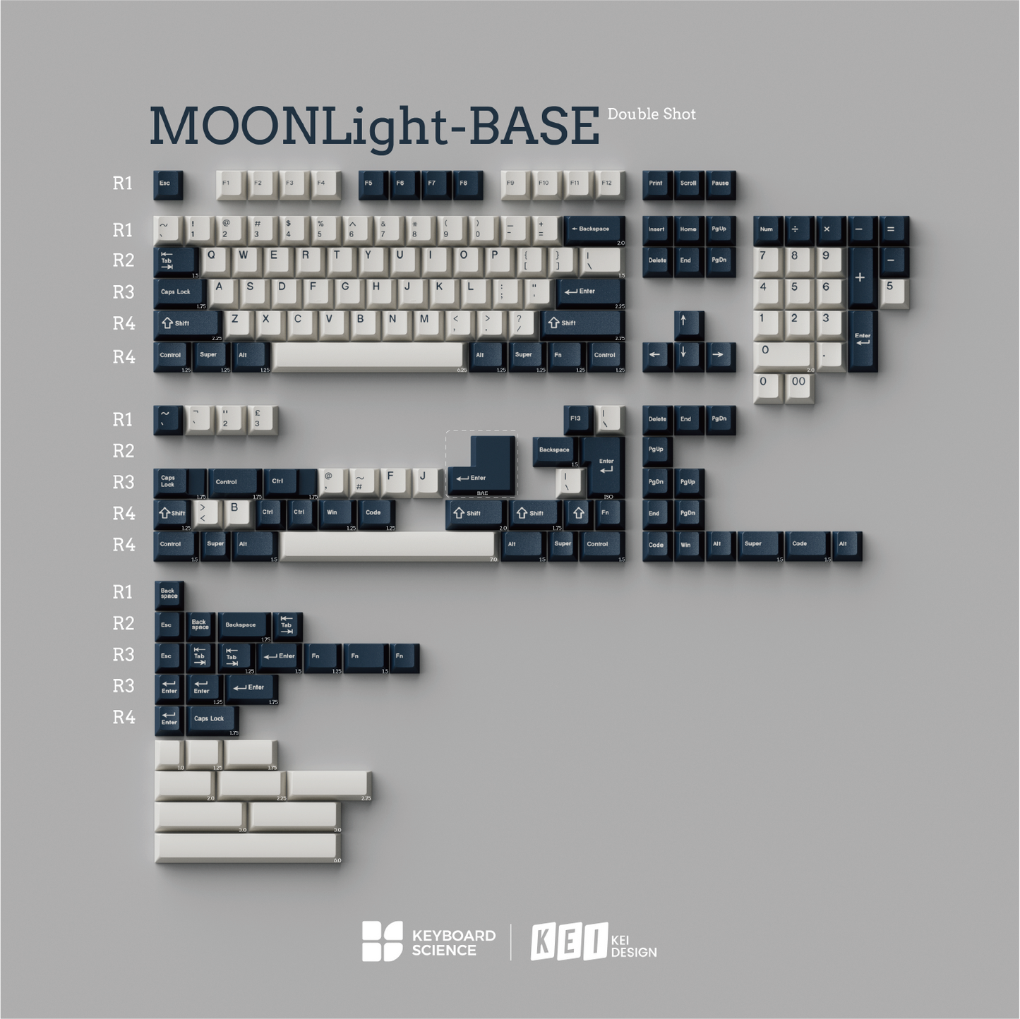 KBS Moonlight Keycap Set