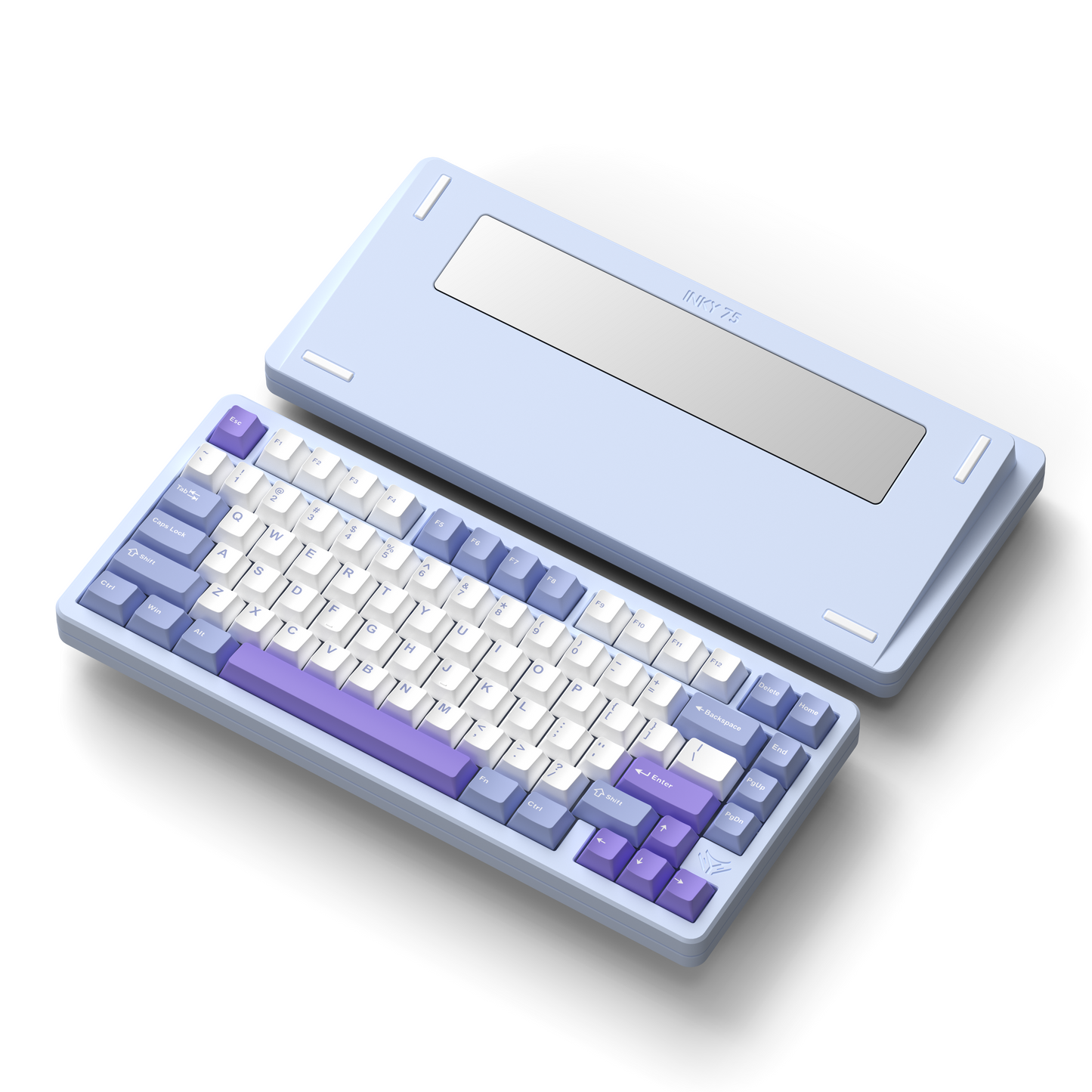 INKY 75 Aluminum Custom Mechanical Keyboard Tri-Mode 75% Layout